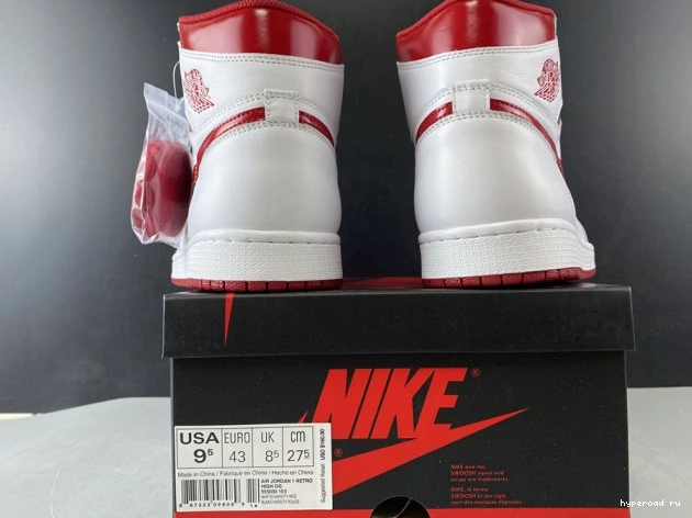 Jordan (2017) Retro Red Metallic 1 Air 555088-103 0704